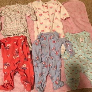 Cater’s baby girl pjs